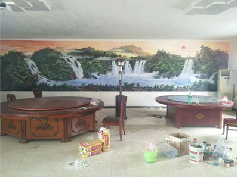 郧西墙绘-写实风景