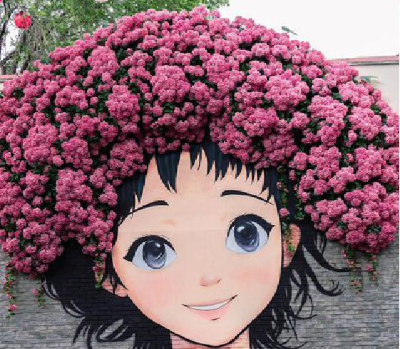 郧西墙体彩绘-网红墙打卡