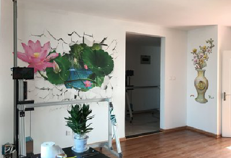 郧西墙体彩绘相比墙纸的优势。