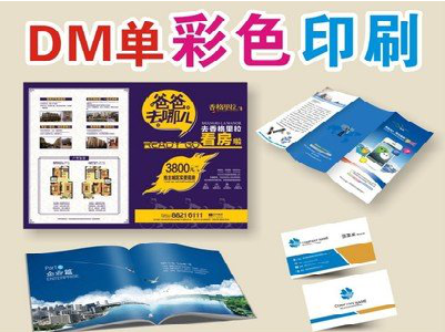 郧西单页印刷，色彩搭配简单。